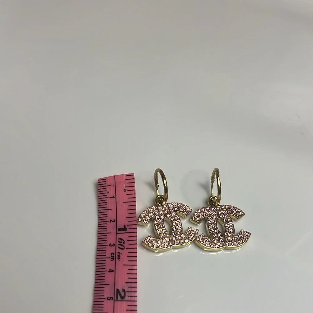 CHANEL 2002 SPRING CRUISE PINK EARRINGS